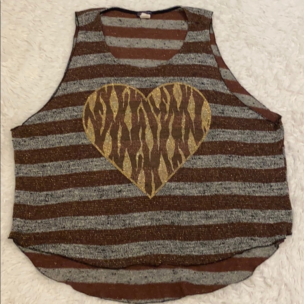 Caren Sport Sz 1X Sleeveless Top